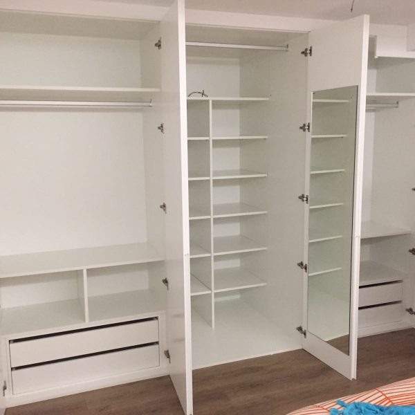 Carpintería para armarios empotrados en valencia - blanco