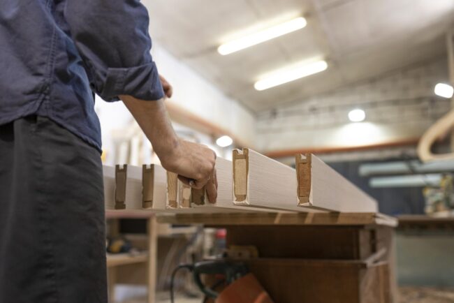 fabricación de muebles a medida en Valencia-mano