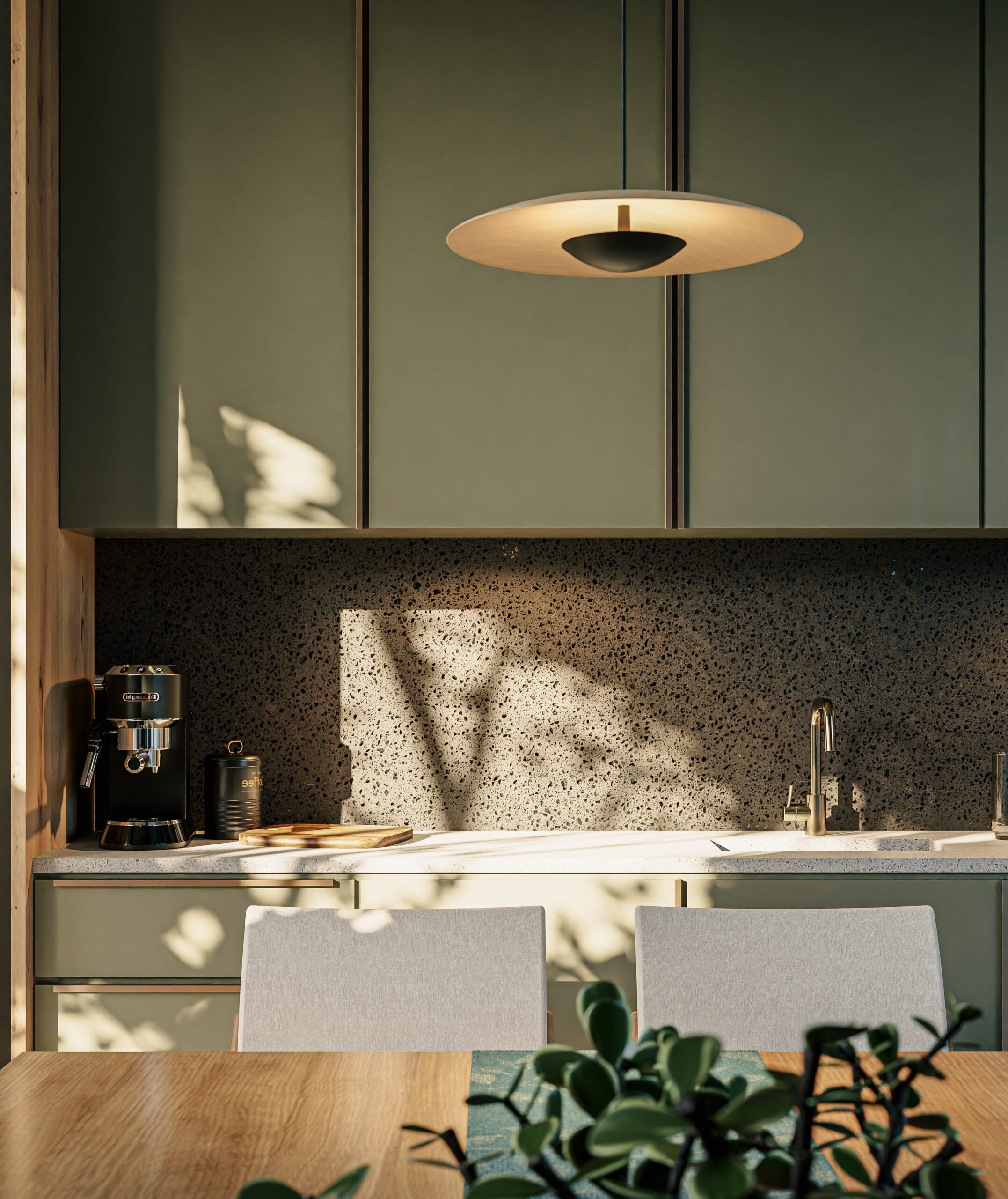 cocinas a medida en Valencia - verde